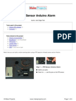 PIR Sensor Arduino Alarm