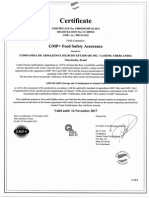 Certificado GMP Uberlandia