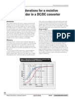 Design of Resistive Divider For DC DC Converter