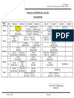 Cse Routine 5th Sem 2014