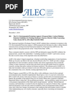 ALEC Clean Power Plan Public Comment