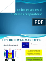 Leyes de Los Gases en El Sistemas Respiratorio