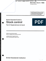 BS 5729 Stock Control