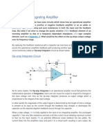 Opamp Integrator