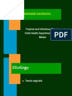 Taeniasis Saginata: Tropical and Infectious Disease Child Health Department FK USU Medan