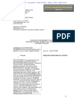 Request for Judicial Notice - Archibald Cunningham v Kevin Singer Et Al - Class Action US District Court Central District of California - Receivership Specialists - Unauthorized Practice of Law Based Violations of Civil Rights with Monell-Related Claims 