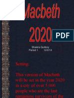macbeth - casting project example