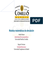 Modelos Matemáticos de Simulacion