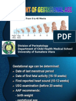 Assesment of Gestational Age - Magister