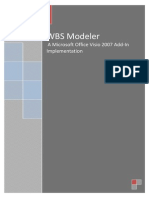 WBS Modeler User Guide