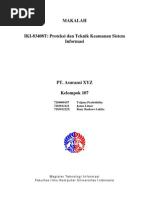 Download Makalah Proteksi dan tehnik keamanan sistem informasi by purwaandY740 SN24896920 doc pdf