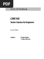 MATLAB Workbook: Vector Calculus For Engineers