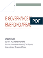 E-Governance in Emerging Areas