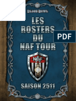 Les Rosters Du NAF Tour - Saison 2511