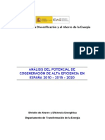  Informe Potencial Cogeneracion en Espana 7083bc9d