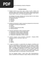 Atividade Avaliativa