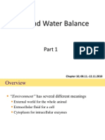 Ion and Water Balance