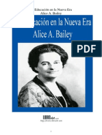 Alice A. Bailey - La Educación en La Nueva Era