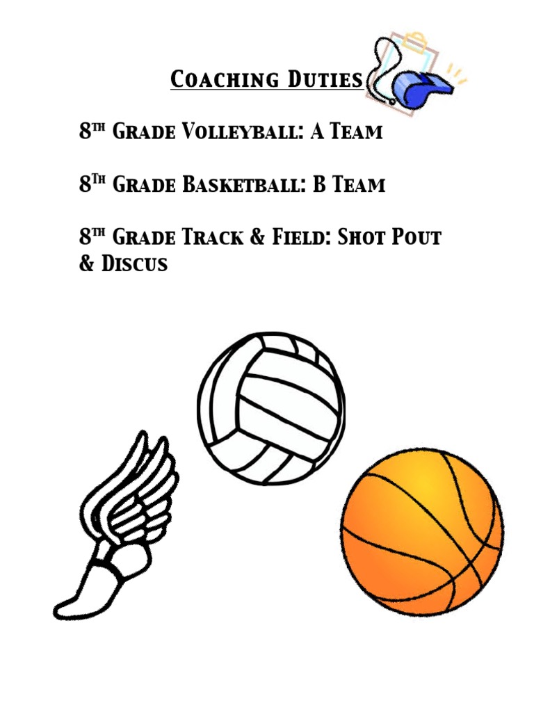 Coaching Duties PDF