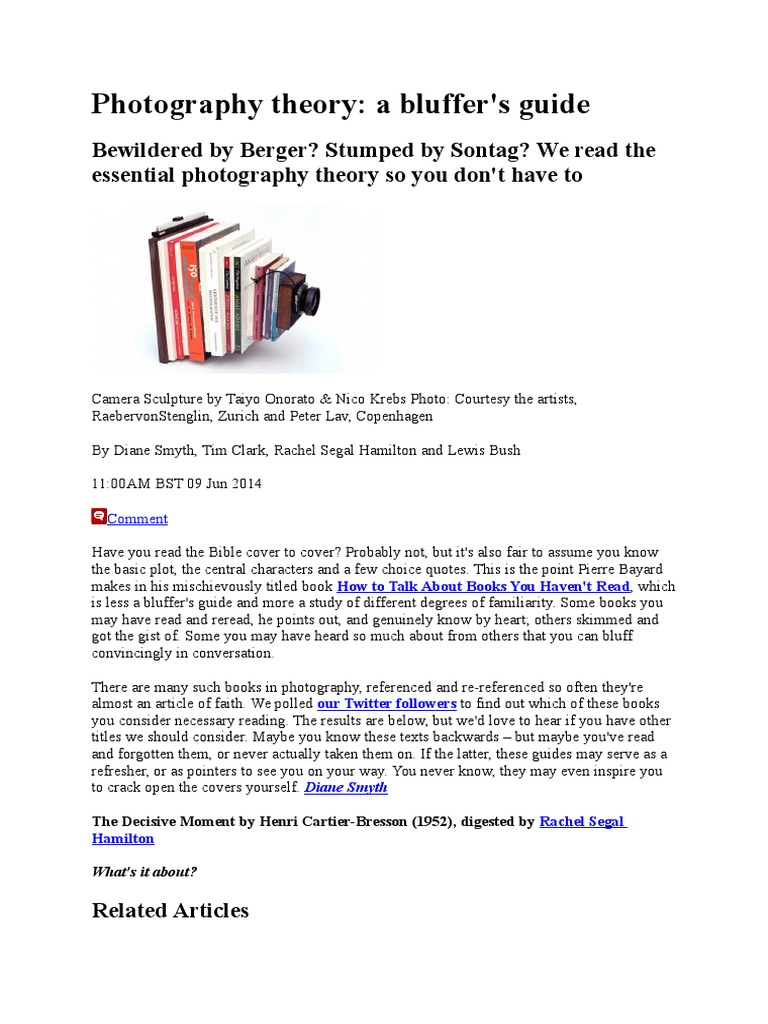 Photography Theory Paintings Philosophical Science