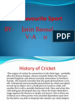 History of Cricket