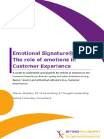 Emotional Signature® (ES) - The Role of Emotions in Customer Experience