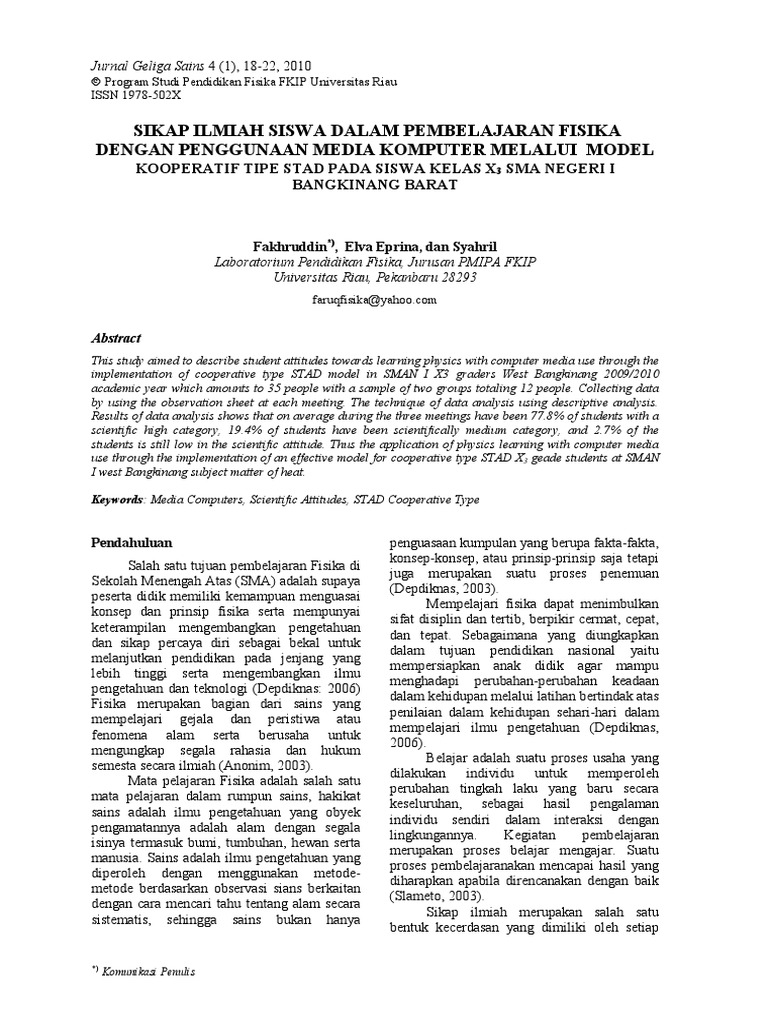 jurnal SIKAP ILMIAH SISWA DALAM PEMBELAJARAN FISIKA.pdf