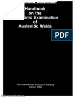 Ut of Austenitic Welds