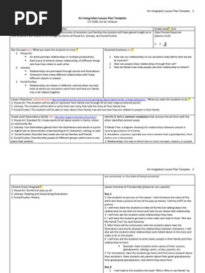 art lesson plan
