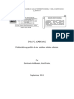 Ensayo Clasificacion D Elos Residuos Sólidos Urbanos