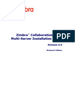 Zimbra NE Multi-Server Install 6.0.8