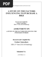 Download Factors Include in a bike purchase decision by prabhat_uni23802 SN24899741 doc pdf