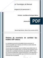 3.3 Modelo CEP Clásico - Investigacion de Operaciones 1