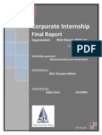 Final Report FICO (PVT) LTD