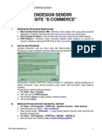 Petunjuk Instalasi Website E-Commerce PDF