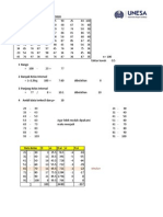 Daftar Nilai UTS Statistik S1-TS-1/2020: Median