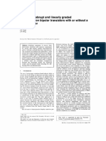 Analysis of Abrupt and Linearly Graded Heterojunction Bipolar Transistors With or Without A Setback Layer