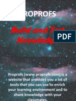 Proprofs: Build and Test Knowledge