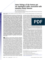 Metagenomic Systems Biology of the Human Gut Microbiome Reveals Topological Shifts Associated With Obesity and Inflammatory Bowel Disease