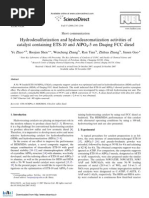 [Elearnica.ir]-Hydrodesulfurization and Hydrodearomatization Activities of Catalyst Contai