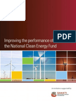 Improving The Performance of The National Clean Energy Fund