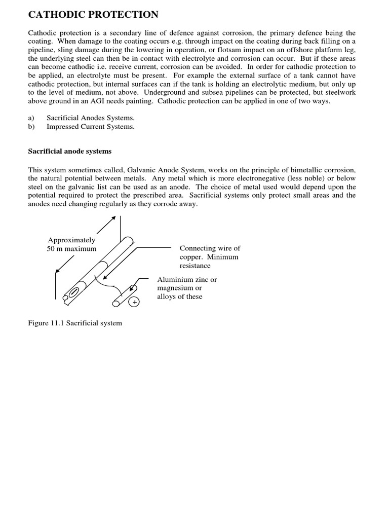 Understanding Cathodic Protection Systems | PDF | Anode | Corrosion