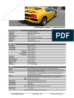 Lamborghini Diablo VT Specifications: General Information