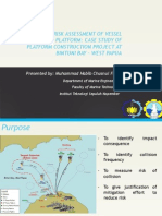 Risk Assessment of Ship Collision With Platform