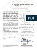 Design of Optimal Fractional Order PID Controller Using PSO Algorithm