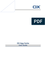 OX App Suite User Guide English v7.6.1