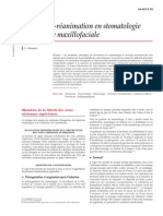 Anesthésie-Réanimation en Stomatologie Et Chirurgie Maxillofaciale (36-615-C-10)