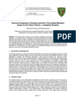 Hjaji and Mohareb 2013 - Harmonic Response of Thin-Walled Members Under Harmonic Forces I.analytical Solution-Preceeding