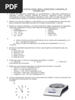 Examen de Magnitudes y Unidades