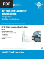 ArcSight Connector Health Check